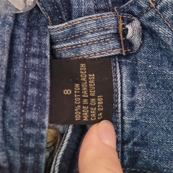 High rise denim shorts - Picture 4 of 4